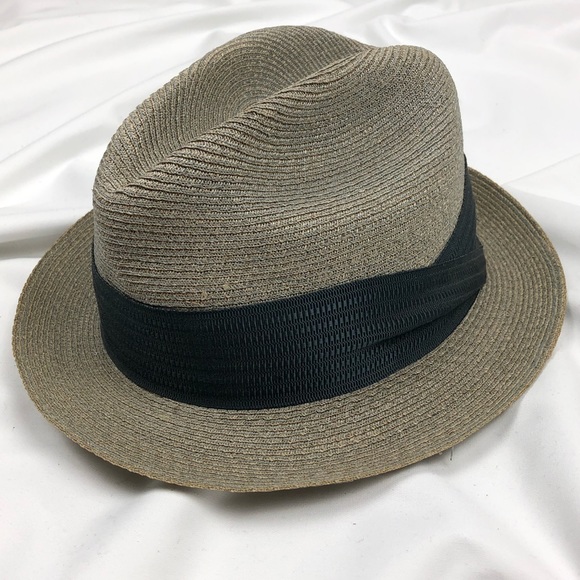 Vtg Milan Weave Fedora Hat - Picture 1 of 5